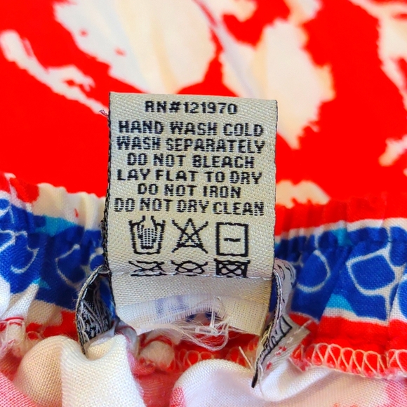 NWT Red/White/Blue Floral Hi Low Maxi Dress SZ M By Flying Tomato - Picture 8 of 9